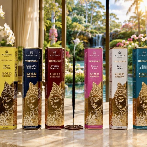 Sahumerio tibetano Gold Edition Aromanza