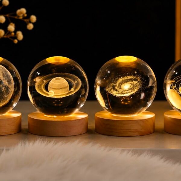 Esfera Magica Cristal 3D Led 6cm